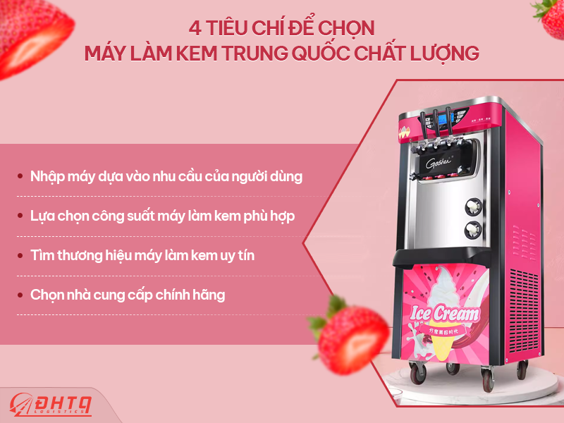 Nhập Máy làm kem trung quốc