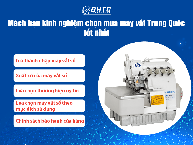 Nhập Máy vắt sổ trung quốc
