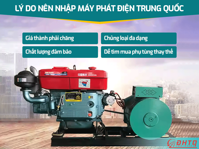 nhập máy phát điện Trung Quốc
