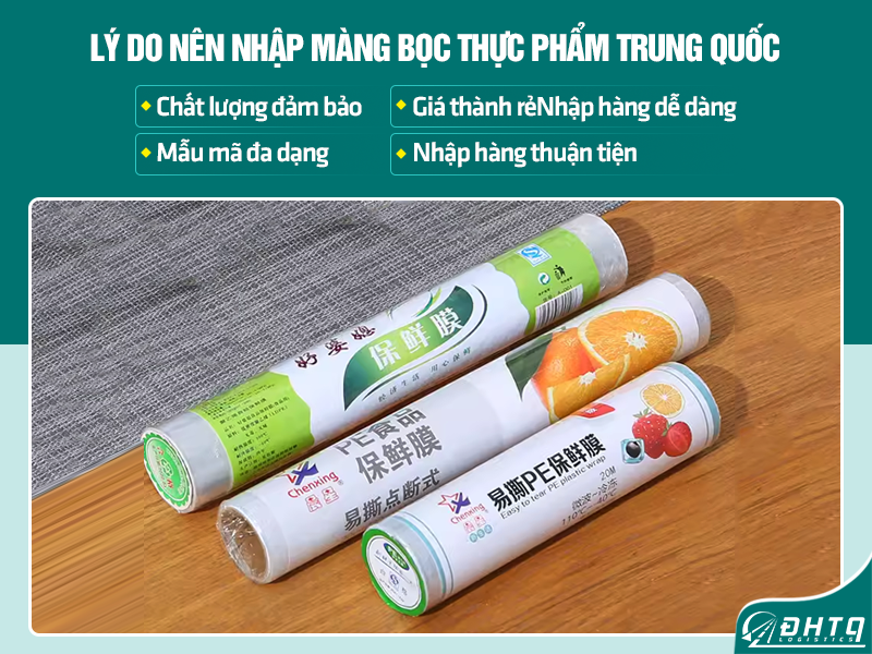 Nhập Màng bọc thực phẩm trung quốc