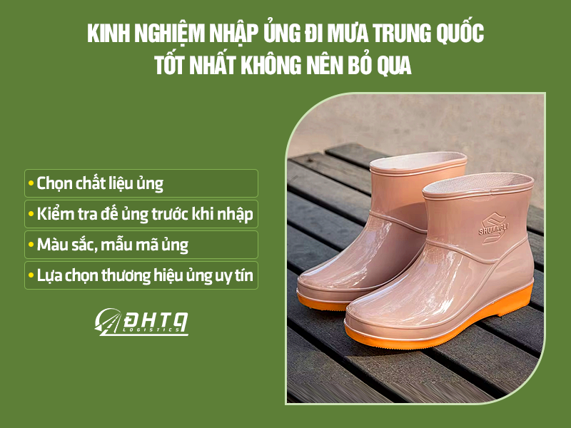 Nhập Ủng đi mưa Trung Quốc