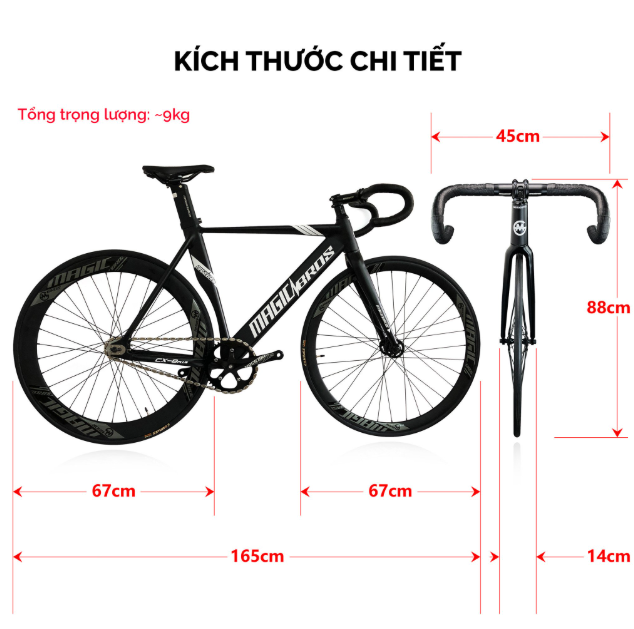 Nhập Xe đạp fixed gear trung quốc