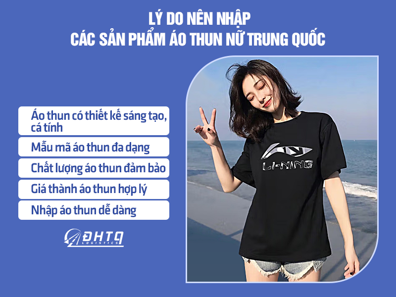 áo thun nữ Trung Quốc