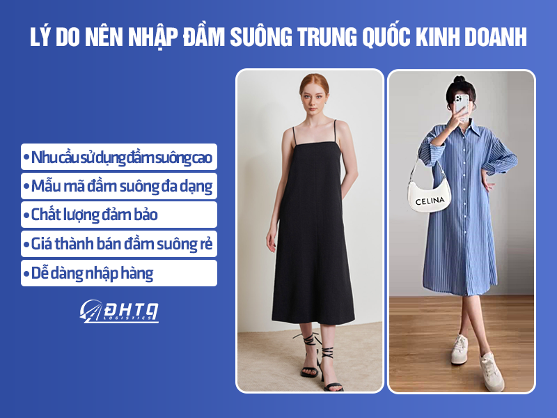 đầm suông Trung Quốc