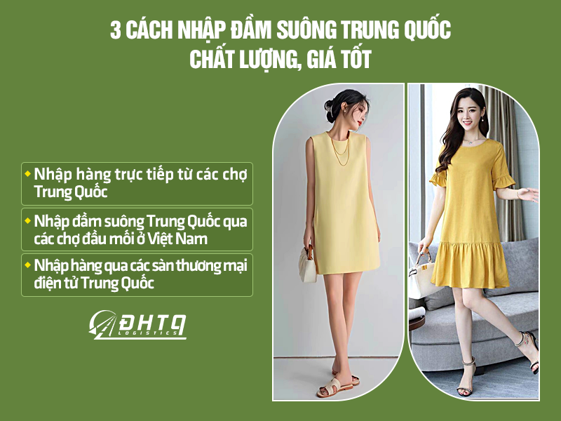 đầm suông Trung Quốc