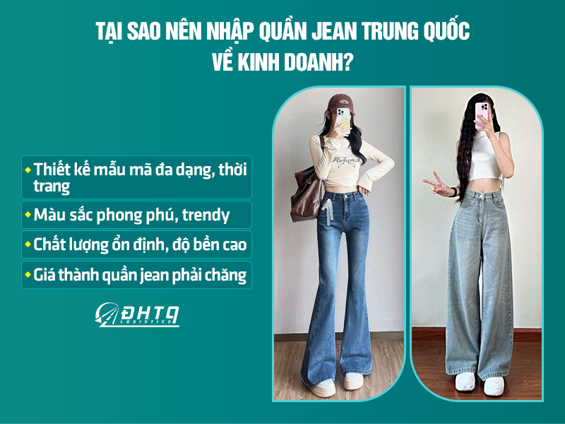 quần jean Trung Quốc
