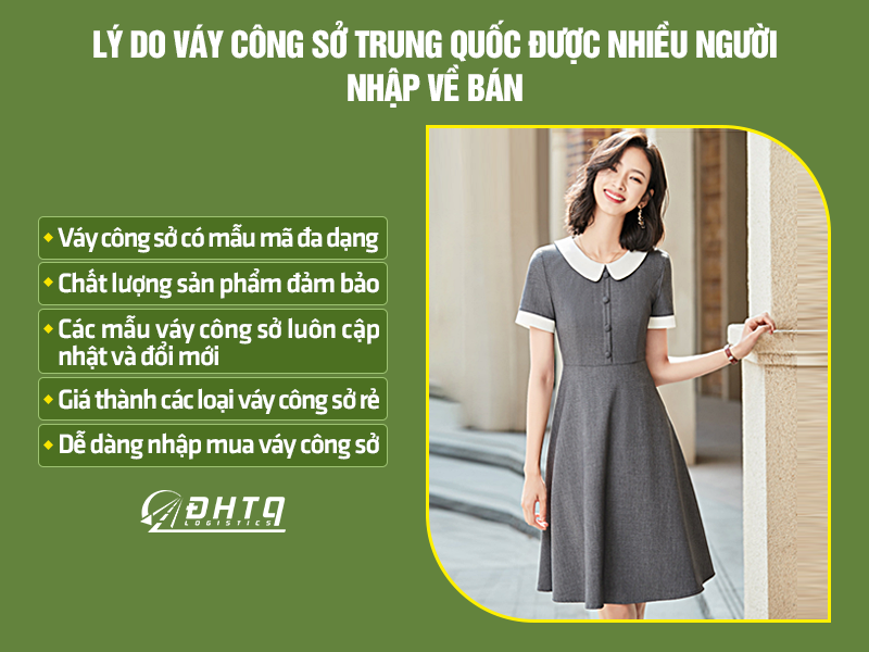 váy công sở Trung Quốc