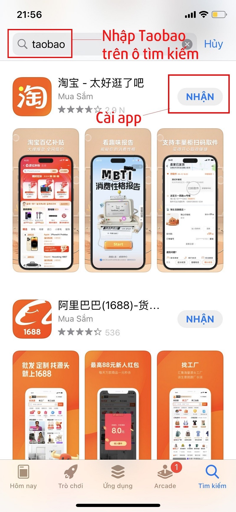 cách đặt hàng trên taobao về việt nam
