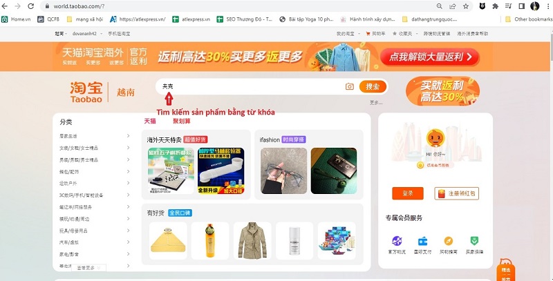 mua hàng trên taobao bằng tiếng việt