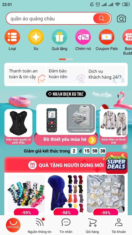 app mua hàng quảng châu