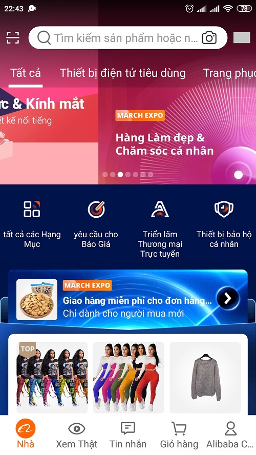 app mua hàng quảng châu