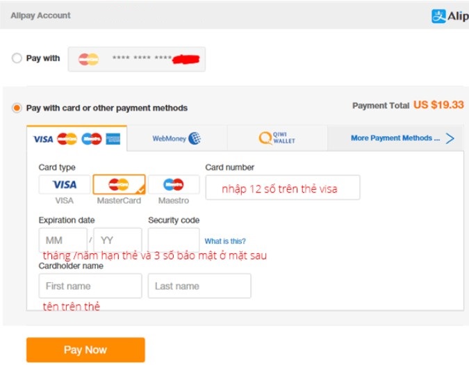 mua hàng trên aliexpress