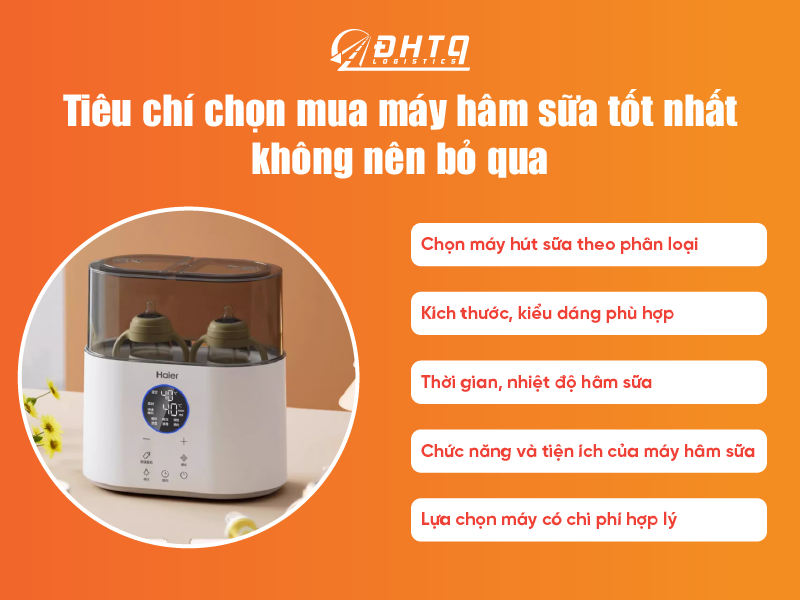 Nhập Máy hâm sữa trung quốc