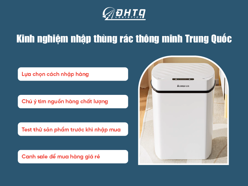 Nhập Thùng rác thông minh trung quốc