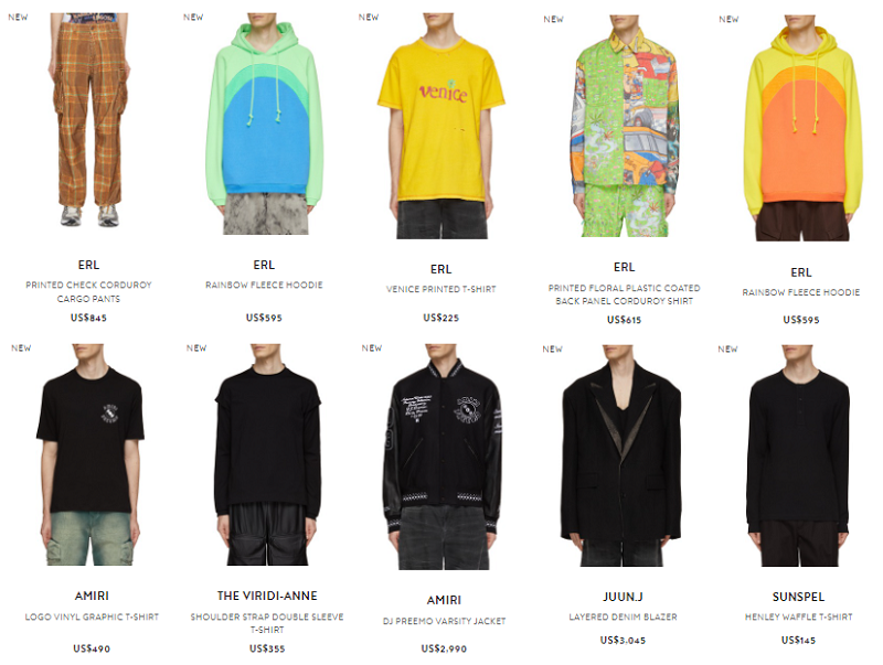 Nhập Thời trang nam trung quốc