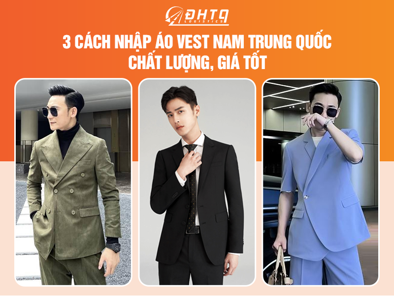 nhập áo vest nam Trung Quốc