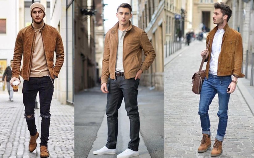 áo da nam Trung Quốc