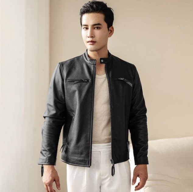 áo da nam Trung Quốc