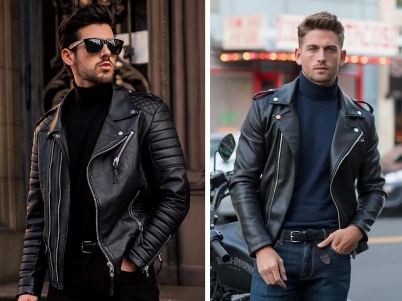 áo da nam Trung Quốc