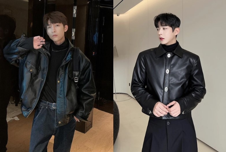 áo da nam Trung Quốc