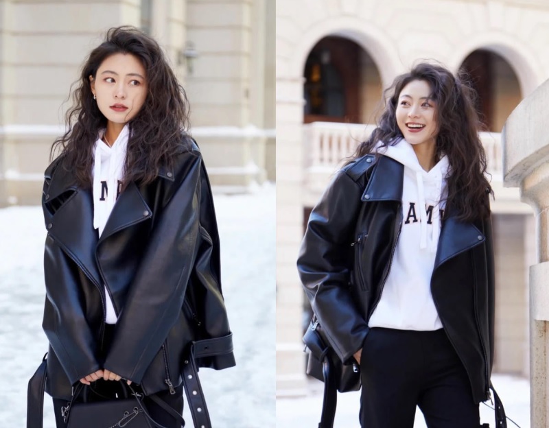 áo da nữ Trung Quốc