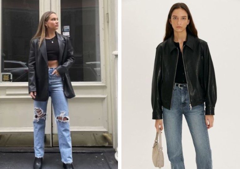 áo da nữ Trung Quốc