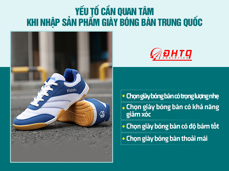 giày bóng bàn Trung Quốc