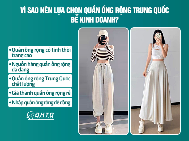 Quần ống rộng Trung Quốc
