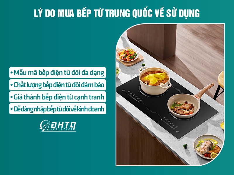 bếp điện từ đôi Trung Quốc