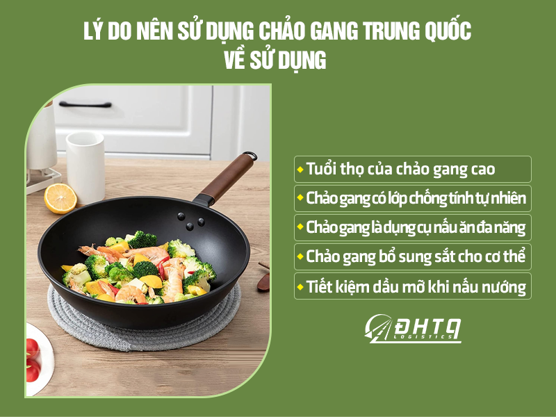 chảo gang Trung Quốc